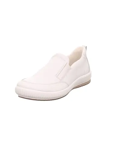 Legero Damen Tanaro Sneaker, Offwhite (Weiss) 1000, 38 EU - Damen-Sneaker mit flexibler Laufsohle und herausnehmbarer Einlegesohle aus Leder für optimalen Komfort und umweltfreundliches Futter aus recyceltem Material.