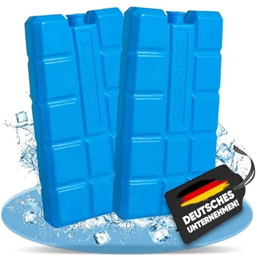 NEMT Kühlakkus Kühlelemente für Kühltasche oder Kühlbox je 200ml 12 h Kühlpack 2