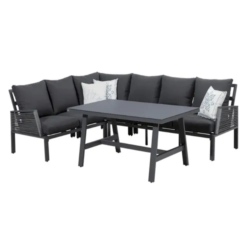 Primaster Gartenlounge-Set Apulia XL, Witterungsbeständig in weiß von Primaster