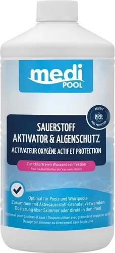 mediPOOL Sauerstoff Aktivator & Algenschutz 1 L