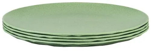 Koziol Club Organic Teller, Ø26cm, 4-teilig, grün in grün von koziol