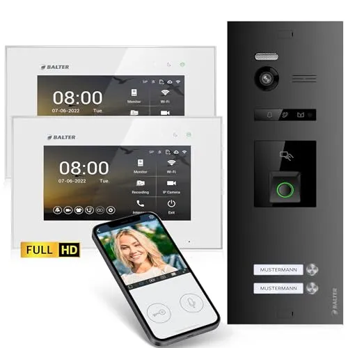 Balter EVO-HD Video Türsprechanlage mit Fingerprint von Balter