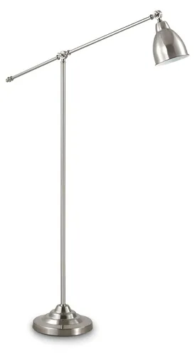 Stehleuchte NEWTON PT1, E27, Nickel in silber von Ideal Lux