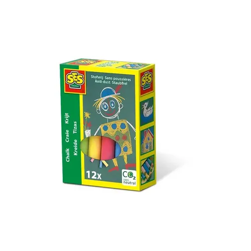Kreide bunt 12 Farben