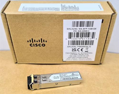 Cisco Meraki MA-SFP-1GB-SX Transceiver MX75 MX85 MX95 MX105 MX250 MX450 NEU OVP