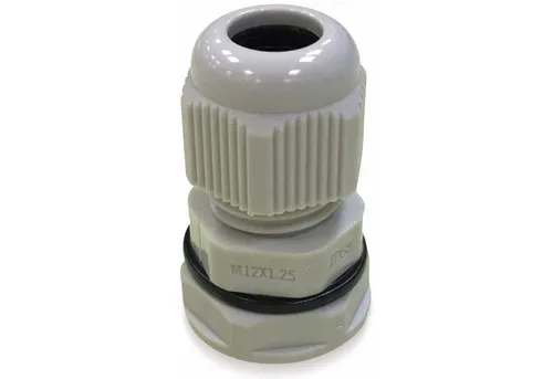 KSS Kabeldurchfuhr KSS Kabelverschraubung, M12, Lichtgrau, 3 bis 6,5