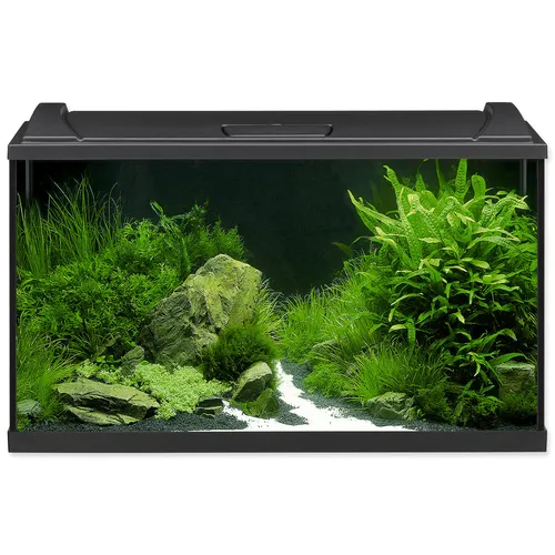 EHEIM Aquarium-Set Aquapro LED 126, Schwarz - Aquarium 126 l mit LED-Beleuchtung, Filtersystem und Heizer. Ideal für Aquarien-Einsteiger und Profis, sorgt für optimale Lichtverhältnisse und einfache Pflege.
