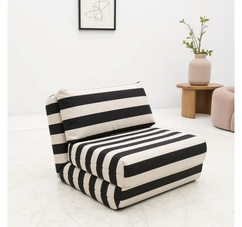 LeGer Home by Lena Gercke Sessel Amara, Schlafsessel ausklappbar, Bettsessel, mit Rasterung