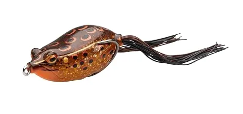 Savage Gear Hop Walker Frosch - Premium Topwater Froschköder für Barsch-, Hecht- und Raubfischangler, leichte Walking Action, ultrascharfer Haken für das Angeln in schwerem Bewuchs Gill 5,5 cm