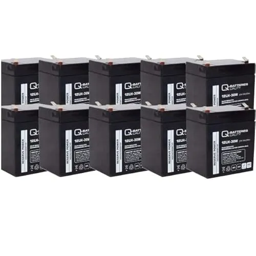 Ersatzakku für RBC143 von APC - 12V 5Ah - Ersatzbatterie für USV-Geräte, zuverlässige Stromversorgung für Ihre APC-Anlage, ideal für den Schutz vor Datenverlust.