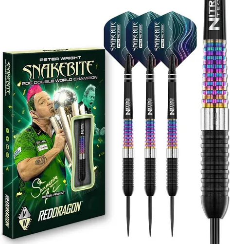 Winmau Dartpfeil Peter Wright Snakebite Corra 22g – 90% Wolfram Steeldart