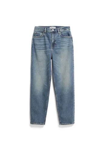 ARMEDANGELS Damen Mom Jeans MAIRAA - Komfortabler Stretch aus recyceltem Baumwollmix - Stylische Mom Fit Jeans aus 79% recycelter Baumwolle und nachhaltigen Materialien. Ideal für einen lässigen Look mit hohem Tragekomfort.