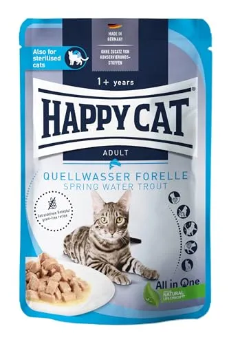 Happy Cat Culinary Meat in Sauce Quellwasser Forelle Pouch 85 g