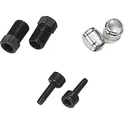 XLC Anschlusskit für Scheibenbremsleitung Avid, 6-teilig (1 Set) - Schwarz/Silber