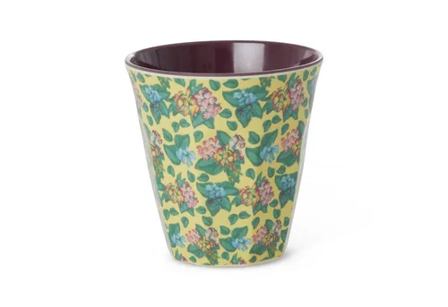 RICE A/S Becher Rice Melaminbecher Blumen Emma's Print Medium