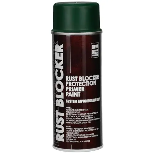 KOTARBAU® Sprühlack Rostschutz für Metall 400 ml Grün RAL 6005 Lack Spray Zinkspray Rostschutzfarbe für Gartenzaun Tore Metallfarbe Sprühfarbe Spraydosen Farbspray Sprühdose DIY