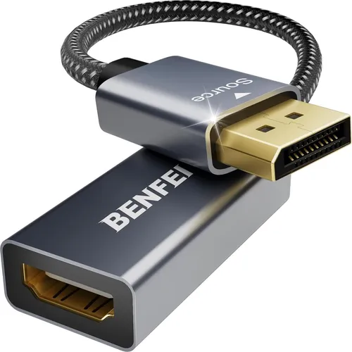 BENFEI Kabeladapter DisplayPort auf HDMI Adapter Kabel 4K 60Hz