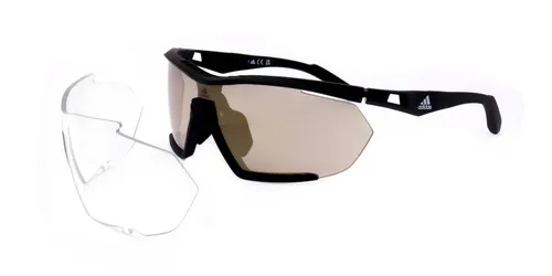 adidas Unisex-Sonnenbrille SP0072 in Schwarz/Hellbraun