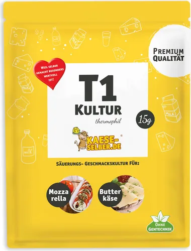 T1 Thermophile Kultur für Mozzarella von kaese-selber.de