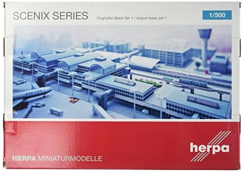 herpa HE520362 – Flughafen Basis Set 1 in Miniatur