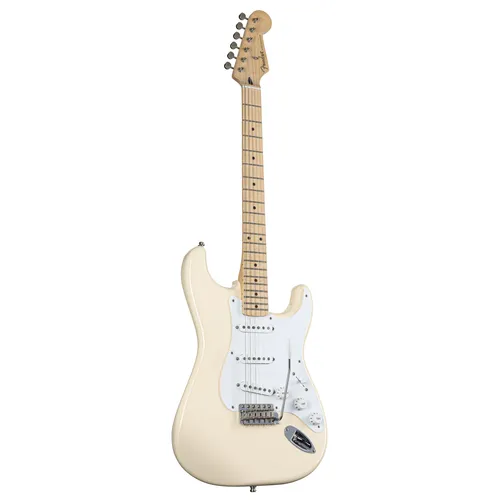 Fender Jimmie Vaughan Tex-Mex Strat MN Olympic White E-Gitarre - Die Fender Jimmie Vaughan Strat MN OWH E-Gitarre vereint klassischen Stil mit modernem Sound. Mit drei Tex-Mex Single-Coils und einem komfortablen Ahornhals ist sie ideal für leidenschaftliche Musiker.