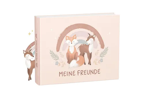 mintkind Tagebuch Freundebuch Grundschule - 96 Seiten in rot von mintkind