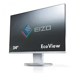 EIZO FlexScan EV2450-GY - 23,8 Zoll Ultra-Slim Monitor, IPS-Technik, 1920 x 1080 Pixel, 5 ms Reaktionszeit, kompakt und stylisch mit 5 Jahren Garantie