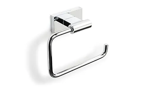140S1 Klopapierhalter Chrom Glänzend, Toilettenpapierhalter Edelstahl, WC Rollenhalter, WC Papier Halterung, Toilettenrollenhalter