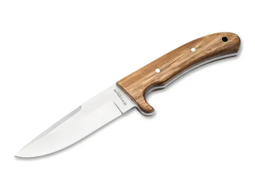 Magnum Taschenmesser Elk Hunter Zebrawood - Vielseitiges Outdoor-Messer - Taschenmesser mit elegantem Zebraholz-Griff, ideal für Jagd und Outdoor-Aktivitäten, bietet Robustheit und Stil.