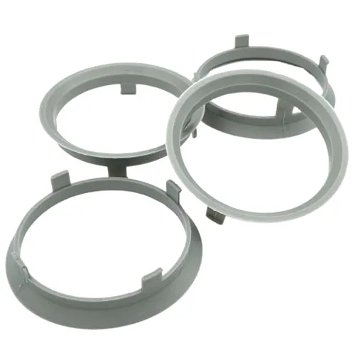 4x Zentrierringe 70,1 x 66,6/70.1 auf 66.6 Grau kompatibel mit Dezent