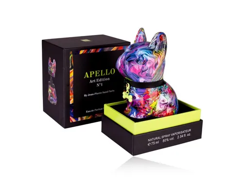 Jean-Pierre Sand - Apello Eau de Parfum 75ml - Exquisites Damenparfum im Sammlerflakon - Eau de Parfum für Damen, einzigartiger Bulldoggen-Flakon und luxuriöser Duft, perfekt als persönliches Geschenk für besondere Anlässe.