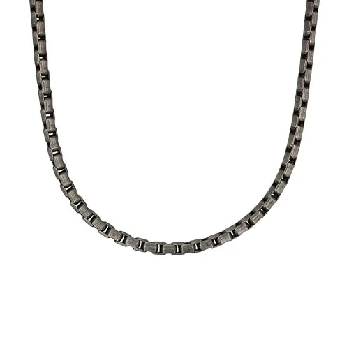 s.Oliver Collier Edelstahl für Herren, Halsschmuck, Silber, Kommt in Schmuck Geschenk Box