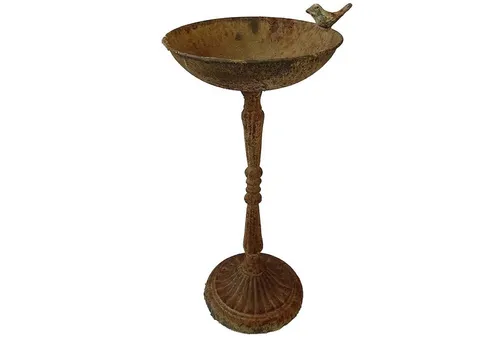 HTI-Line Vogeltränke Vogeltränke Verena 2 l, Wasserstelle Vogelbad Ø 23 cm, Höhe 49 cm