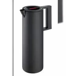 Rohe Germany Isolierkanne Tempra, 1,0 l, schwarz - Thermobehälter mit hochwertigem Glaskolben für hervorragende Isolierleistung und ergonomischem Kunststoffgriff, ideal für den täglichen Gebrauch.