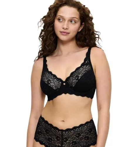 Triumph BH Amourette W Schwarz G 75 Damen - Funktionsunterwäsche - Eleganter Spitzen-BH mit maximalem Komfort und perfekter Passform, ideal für den Alltag.