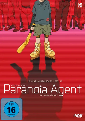 Paranoia Agent - Gesamtausgabe [DVD] Relaunch - Psychologischer Thriller, der ab 16 Jahren freigegeben ist und mit fesselnder Handlung und einzigartiger Animation begeistert.