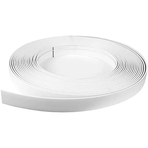 Bestlivings Blende für Gardinenschiene 200cm in Farbe Weiß, Kunststoffblende für Vorhangschiene mit Innenlauf, zum aufschieben auf Innenlaufschienen