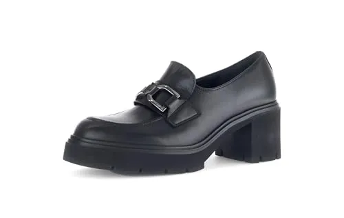 Gabor Damen Klassische Pumps, Frauen Absatzschuhe,hochhackige Schuhe,Ausgehschuhe,Abendschuhe,Court Shoes,Heels,schwarz(Altsilber),40.5 EU / 7 UK