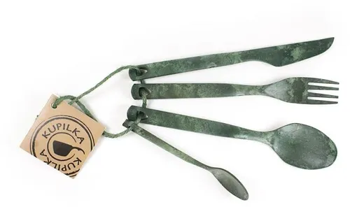 Kupilka Besteckset, 4-teilig, grün