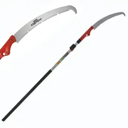 Stocker Corvo 430 TC Teleskop-Säge - Sägen, mit teleskopierbarem Schaft von 230-385 cm für müheloses Schneiden in großer Höhe, innovatives Doppelsystem für sicheren Verschluss.