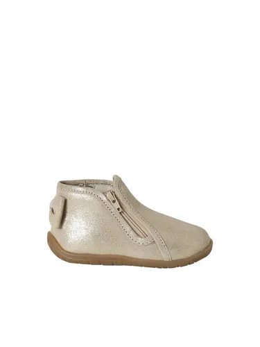 vertbaudet aus weichem Leder Babystiefel Reißverschluss, Wachstumsanzeige