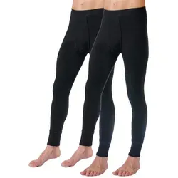 HERMKO Lange Unterhose 3540 2er Pack - Herrenunterhosen aus 100% Bio-Baumwolle, pflegeleicht und mit OEKO-TEX® Zertifikat, ideal für Komfort und Nachhaltigkeit.