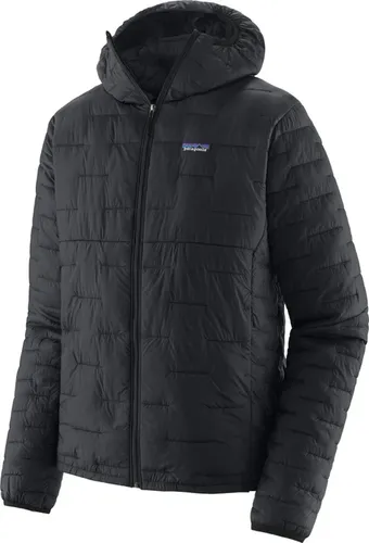 Patagonia Herren M's Micro Puff Hoody Jacket, Schwarz, S - Funktionsjacke mit ultraleichtem Außenmaterial und revolutionärer Polsterung für optimalen Komfort und Wärme.