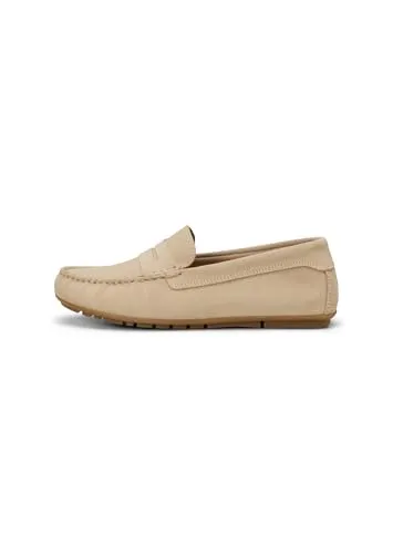 Marc O’Polo Mokassin 60314623101325727 in Beige (41) - Bequemer Mokassin mit rutschhemmender Laufsohle und hochwertiger Lederdecksohle für hohen Tragekomfort im Alltag.