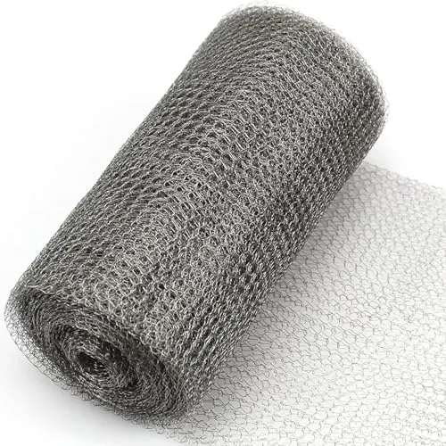 XIZAO Drahtgeflecht 4 m Edelstahlgeflecht Drahtgitter Edelstahl Maschendraht 20cm x 4m Drahtgeflecht Feinmaschig Nagetier Mesh Insektenschutzgitter für Nagetiere Fenstergitter
