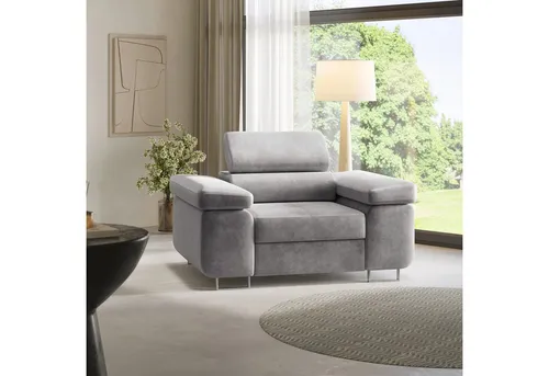 Masseno Ohrensessel Calvo M, Komfort Lounge Sessel mit Armlehnen - Erleben Sie höchsten Sitzkomfort mit ergonomisch geformter Rückenlehne und weicher Polsterung. Ideal für Wohnzimmer, Schlafzimmer oder Arbeitszimmer – stilvolles Design, das in jedem Raum überzeugt.