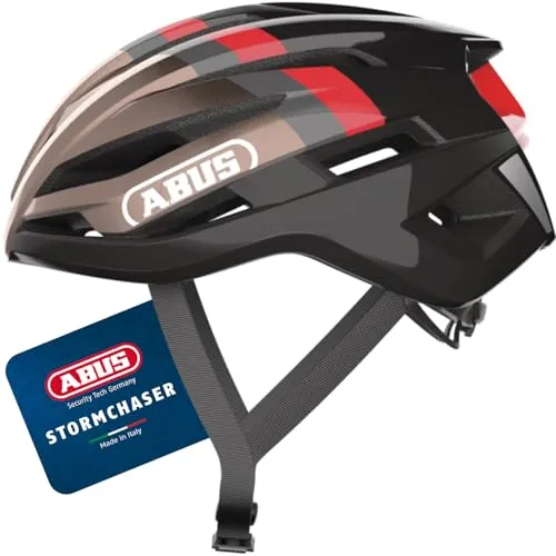 ABUS Rennradhelm StormChaser - Leichter und komfortabler Fahrradhelm für Radsport - Fahrradhelme mit individueller Passform dank Zoom Ace Justier-System, hervorragende Belüftung und hohe Sichtbarkeit durch leuchtstarke Reflektoren.