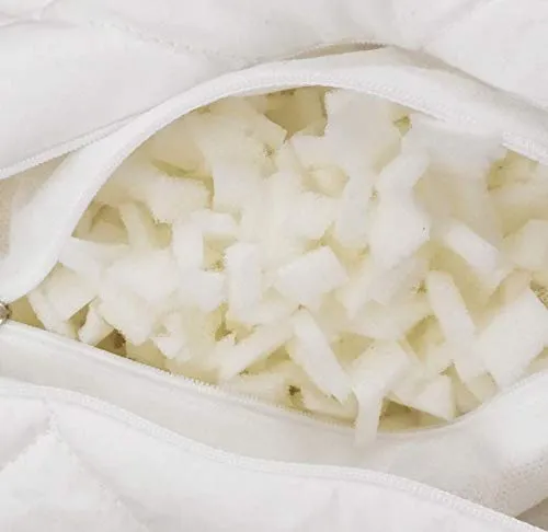 Moon - Viscoschaum Flocken für Seitenschläferkissen- 500g - Füllmaterial mit Memory-Effekt - (extra fest)