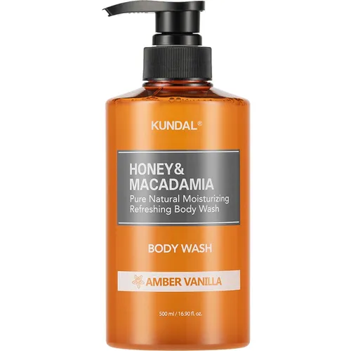 Produktbild KUNDAL Honey & Macadamia Pure Body Wash Amber Vanilla Duschgel