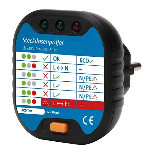 Kopp Steckdosentester 230VAC 16A